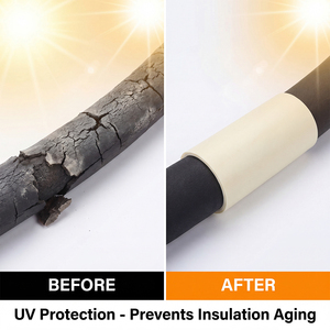 Protección de Tuberías HVAC, Solución de Aislamiento, Cinta para Envolver Líneas de Refrigeración que Ayuda a Reducir la Condensación, Mejora la Eficiencia Energética - Product Image 2
