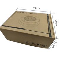 Haut-parleur de conférence en cascade sans fil 2,4 G et USB avec 4 microphones pour réunions Zoom et Teams