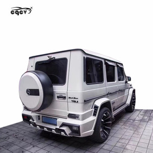 Pare-choc avant et arrière pour Mercedes, nouveau kit de carrosserie abs, style WD, Mercedes Benz classe <span class=keywords><strong>G</strong></span> W463, large évasé, pour G500 G55 - Product Image 6