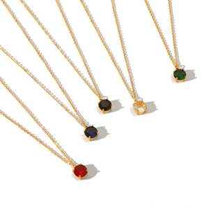 Popular estilo Ins para mujer, diseño de interés especial que combina con todo, acero de titanio, collar incrustado con diamantes que no se desvanece, accesorios para el cuello - Product Image 1