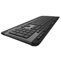 Teclado USB KB2900 con Cable, Logotipo Personalizado, Teclado Clásico con Interior de Metal Plano