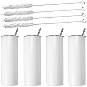 Lot de 24 gobelets transparents à double paroi de 30 oz avec couvercle et paille, pour boissons longues, café et thé - Product Image 6