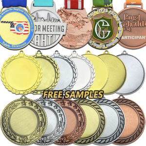 Дизайн собственного дизайна из сплава цинка 3D Золотая награда марафон бег на заказ Спортивная металлическая медаль - Product Image 3