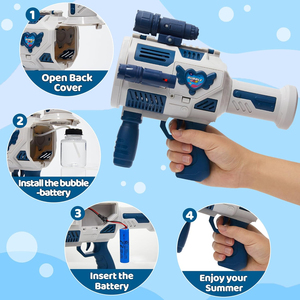 Machine à <span class=keywords><strong>bulles</strong></span> portable à main, rechargeable, automatique, avec lumières, pour enfants, pour mariages, jeux <span class=keywords><strong>de</strong></span> plage en extérieur - Product Image 3