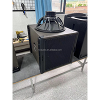 Système de haut-parleurs subwoofer XINMING SB18C 18 pouces avec fonction radio en contreplaqué pour systèmes de son surround de scène et domestiques, enceintes DJ amplifiées