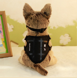 Uyeah Chất Lượng Cao Tùy Chỉnh Mát Cảnh Sát Con Chó Đồ Chơi Sang Trọng Tùy Chỉnh Mờ Động Vật Mềm Nhồi Bông Con Chó Sói Đồ Chơi Với PP Bông Làm Đầy - Product Image 4