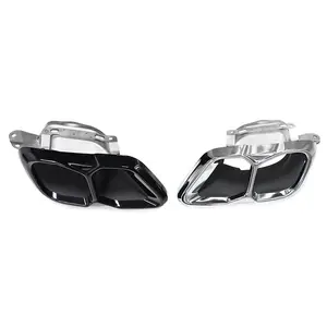 Sipes punta di scarico in acciaio inox silenziatore sistema di scarico per 2019-2023 BMW X5 G05 X6 G06 M60i tubo di scarico