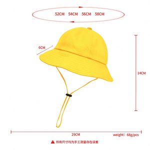 หมวกสีเหลืองสำหรับนักเรียนอนุบาลและประถมศึกษาพร้อมลายพิมพ์ตามสั่ง - Product Image 2