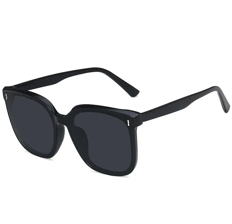 Wholesale customized new square frame sunglasses Fashion big square sunglasses High quality metal hinge sunglasses