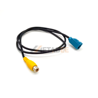 Câble vidéo Fakra Z mâle vers RCA femelle 1M, adaptateur de caméra de recul pour véhicule, affichage de navigation automobile