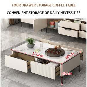 Muebles Modernos de Lujo para Sala de Estar, Consola, Mesa de Centro y Soporte para Televisor, <span class=keywords><strong>Mueble</strong></span> para Televisor - Product Image 4