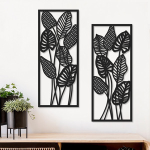Tailai 2 pezzi foglie tropicali <span class=keywords><strong>legno</strong></span> decorazione di arte della <span class=keywords><strong>parete</strong></span> <span class=keywords><strong>in</strong></span> <span class=keywords><strong>legno</strong></span> segno Boho decorazione della <span class=keywords><strong>parete</strong></span> appesa pendimenti <span class=keywords><strong>da</strong></span> <span class=keywords><strong>parete</strong></span> - Product Image 4
