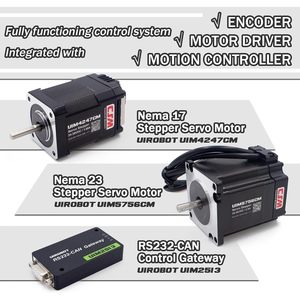 Kit d'évaluation UIROBOT pour servomoteurs pas à pas NEMA 17 NEMA 23, accessoires passerelle RS232 CAN UIM2513 pour série UIM342 CM - Product Image 3