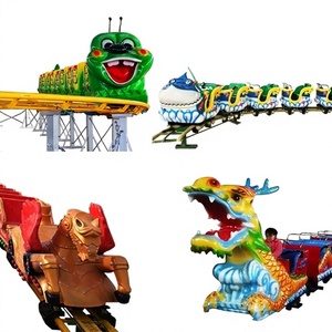 Montagne Russe a Forma di Verme/<span class=keywords><strong>Brucomela</strong></span> di Yamoo-Kiddie Rides, 16 Posti, in Acciaio e Fibra di Vetro, per Uso Interno/Esterno - Product Image 1