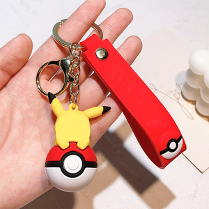 <span class=keywords><strong>2025</strong></span> Hot Bán Poke phim hoạt hình <span class=keywords><strong>PVC</strong></span> Móc Chìa Khóa poké bóng Anime <span class=keywords><strong>Keychain</strong></span> - Product Image 5