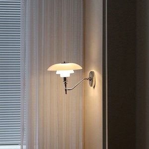 Ufo <b>Wall</b> Lamp Acrylic Shade Led <b>Light</b> Source E27 Bulb Base <b>Switch</b> Control For Living Room Bedroom Nordic Style - Product Image 3
