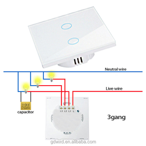 单火零火通用智能开关电脑材料4路WIFI磁性保持触摸欧洲/英国监管Zigbee - Product Image 3