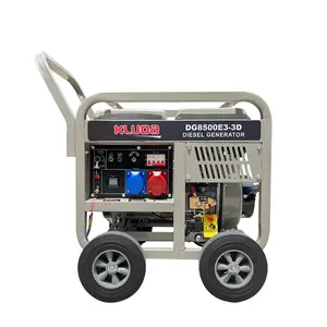 Kluoa generator diesel tipe terbuka, merek kualitas tinggi DG8500 10KW 10KVA 13KVA 50HZ 3000rpm