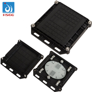 HSGQ Boîtier de raccordement/épissure de fibre optique FTTH 24 cœurs IP68 avec prise en charge POE et TCP, montable sur mur/poteau - Product Image 2