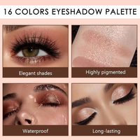 Échantillon gratuit de poudre de fard à paupières teintée mate et pailletée de mélange multi-usages de marque privée pour un maquillage des yeux élégant