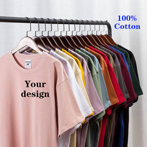 High Quality 180gsm 100% Cotton Custom Men's Blank Heavy Weight Oversized Plus Size Eco-Friendly Quick Dry <b>T</b>-Shirt - Product Image 2