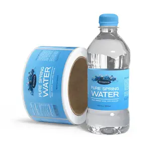 定制设计双面印刷标签贴纸多层包装瓶标签饮用水瓶标签