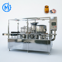 Machine automatique de remplissage et de bouchage de flacons à grande vitesse pour ampoules en verre, sirops, liquides oraux, bouteilles, pots, contenants pour animaux de compagnie de 10 à 20 ml