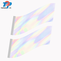 Film LED flexible TOPLED pour panneau maillé, film transparent pour fenêtre extérieure, film pour écran de bourse, film pour écran de verre, affichage LED