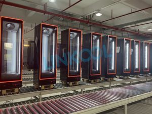 Réfrigérateur commercial à porte simple avec vitrine en verre pour bières, boissons et arrangements floraux, réfrigérateur vertical pour magasin - Product Image 3