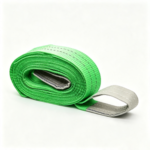 Sangle plate en polyester fabriquée au Vietnam, non conductrice, résistante aux produits chimiques, longueur personnalisée, 2T, pour le levage de marchandises - Product Image 2