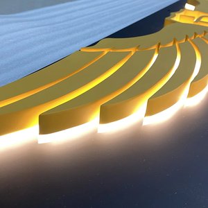 Lettres 3D en acrylique imperméables pour enseignes personnalisées, rétroéclairées, éclairées par l'avant, en acier inoxydable, <span class=keywords><strong>transformateur</strong></span> domestique - Product Image 5