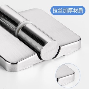 Charnières en acier inoxydable Xinshengfa 4455 à fermeture automatique, finition brossée, pour portes de toilettes publiques - Product Image 2