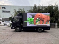 Boîte publicitaire LED mobile pour camion JCT, étanche IP65, luminosité 5000 cd, avec système de gestion du contenu, affichage de panneaux d'affichage