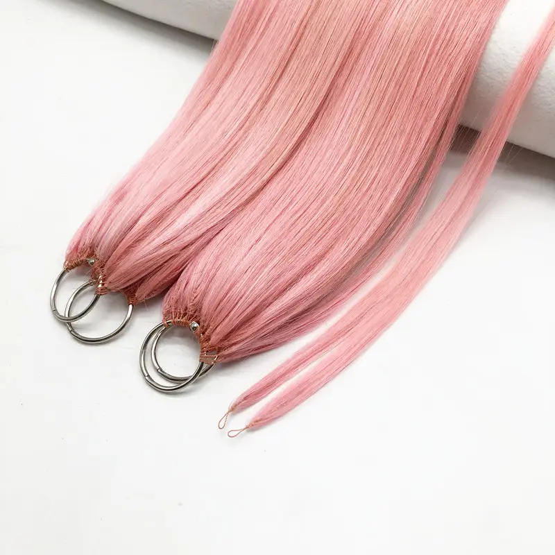 Beliebtes jungfräuliches Remy-Haar produkt in Japan und Korea 8 ''-30'' Feder haar verlängerung/Haar verlängerung ohne Spitze