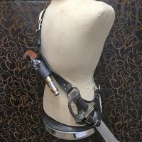 Sarung Pedang Abad Pertengahan, Sabuk Pinggang, Tempat Pedang, Penyangga Pedang, Dewasa Pria, Kostum Senjata Pertempuran Ksatria, Rapier, Sabuk Cincin, Tali Sabuk, Sarung