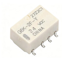 G6K-2F-Y-TR DC24 Original 24V 1A Deux ensembles de commutateurs : 2C (DPDT) SMD, Relais de signalisation 10x6.5mm, jusqu'à 2 ampères RoHS