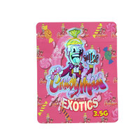 Prix personnalisé Pochette debout de haute qualité en plastique laminé sac Doypack en mylar holographique sac d'emballage de bonbons pour collation
