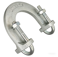 Pince de fixation latérale rapide en acier électrogalvanisé stable UTT18 QT450 réglable pour tuyau d'incendie anti-sismique certifié CE