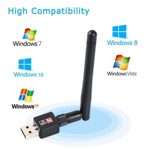 อะแดปเตอร์ไร้สายมินิยูเอสบี 2026 ความเร็ว 150mbps Wifi <span class=keywords><strong>802</strong></span>.11 พร้อมเสาอากาศ การ์ดเครือข่าย 2.0 Wifi - Product Image 3