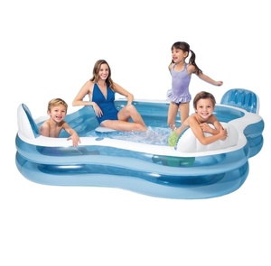 Piscine gonflable en PVC pour bébés et enfants, piscine familiale à balles océaniques, épaisseur 5 mm, grande piscine pour adultes - Product Image 2
