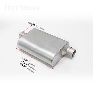 Silenciador de escape deportivo universal VX4422 Entrada de alto flujo 2,25 "Salida 2,25" para <span class=keywords><strong>Flowmaster</strong></span> Super 44 Series - Product Image 1