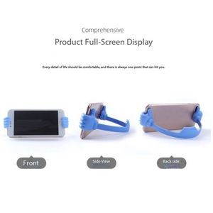 Custom Logo Screen Printed Adjustable Universal Thumbs-up <b>Stand</b> Holder Cell Phones <b>Tablets</b> Flexible Desk Desktop Cradle Travel - Product Image 4