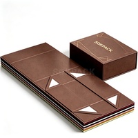 Boîte cadeau pliable écologique personnalisée avec fermeture magnétique, assemblage rapide, emballage en papier rigide pour cadeaux haut de gamme