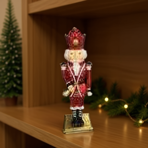 Homeera Christmas Nutcracker Ornament Resin Decorative Figurine Holiday Decoration Single Piece - Product Image 2