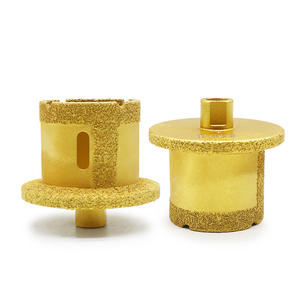 ダイヤモンドコアドリルビット 真空ろう付け式 洗面器/シンク穴開け用 グラナイト・大理石・タイル・セラミック用 - Product Image 1