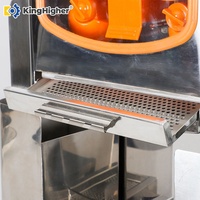 Machine à extraire le jus d'agrumes automatique, presse-agrumes électrique en acier inoxydable pour hôtel, restaurant, garantie 1 an