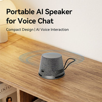 Speaker AI Portabel Tahan Air IPX6 5W Nirkabel dengan Asisten Suara Pintar dan Magnet MagSafe