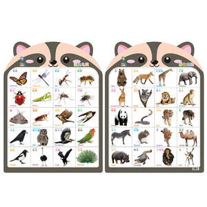 Póster con formas de animales, carteles educativos para preescolar, tabla de aprendizaje para el hogar y la escuela - Product Image 3