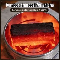 Charbon à chicha fabriqué à la machine, faible teneur en cendres, longue durée de combustion, forme hexagonale prismatique, traitement personnalisé
