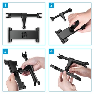 Soporte Universal para Teléfono Móvil en Reposacabezas de Coche, Soporte Multiángulo para Asiento Trasero de Coche, Soporte para Teléfono Móvil para iPad - Product Image 2